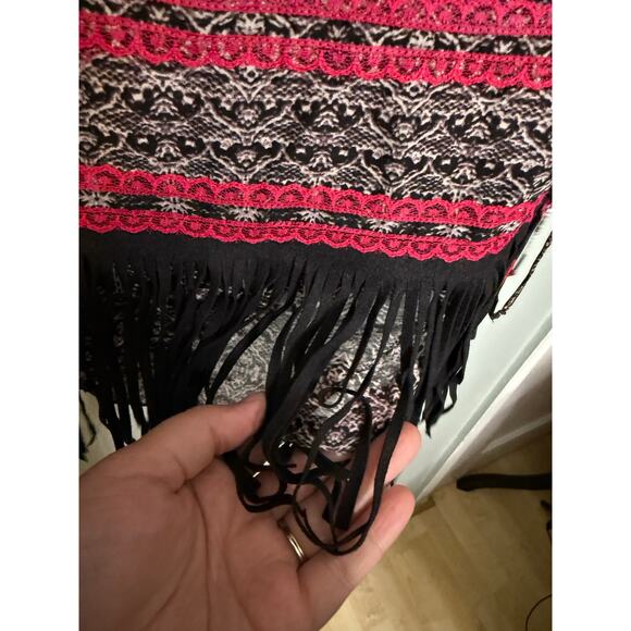 Custo Barcelona zebra print suede fringe mini dress - Picture 7 of 9